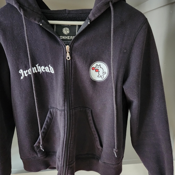 ADORABLE Boxing Kitty Cat Hoody.Ironhead..Limited Edition..100% cotton, size M. - Picture 2 of 9